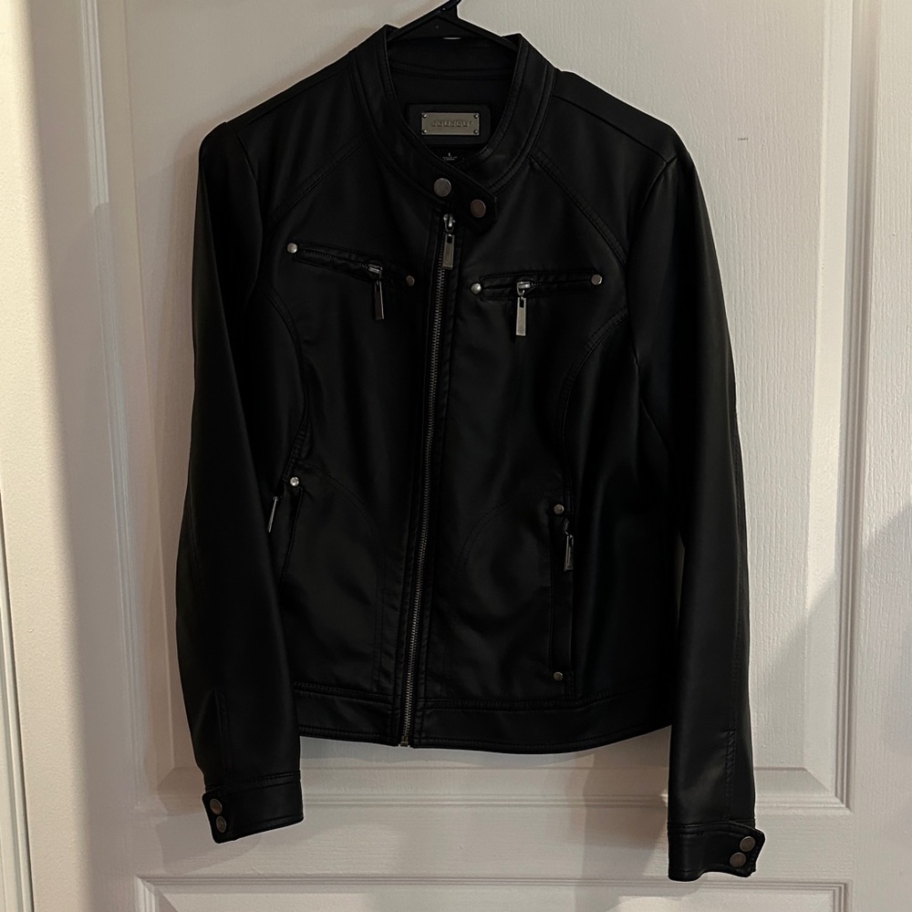 Jou Jou Black Leather Jacket